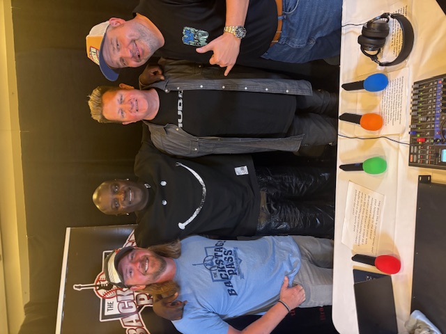 Brandon, Bryan Harris with Gary LeVox of Rascal Flatts and Akon