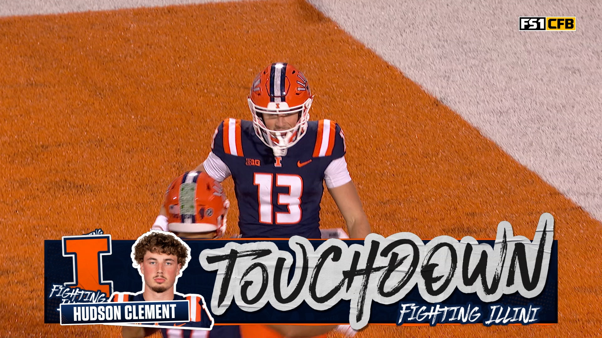 Luke Altmyer finds Hudson Clement for 23-yard TD, extending Illinois’ lead over Maryland