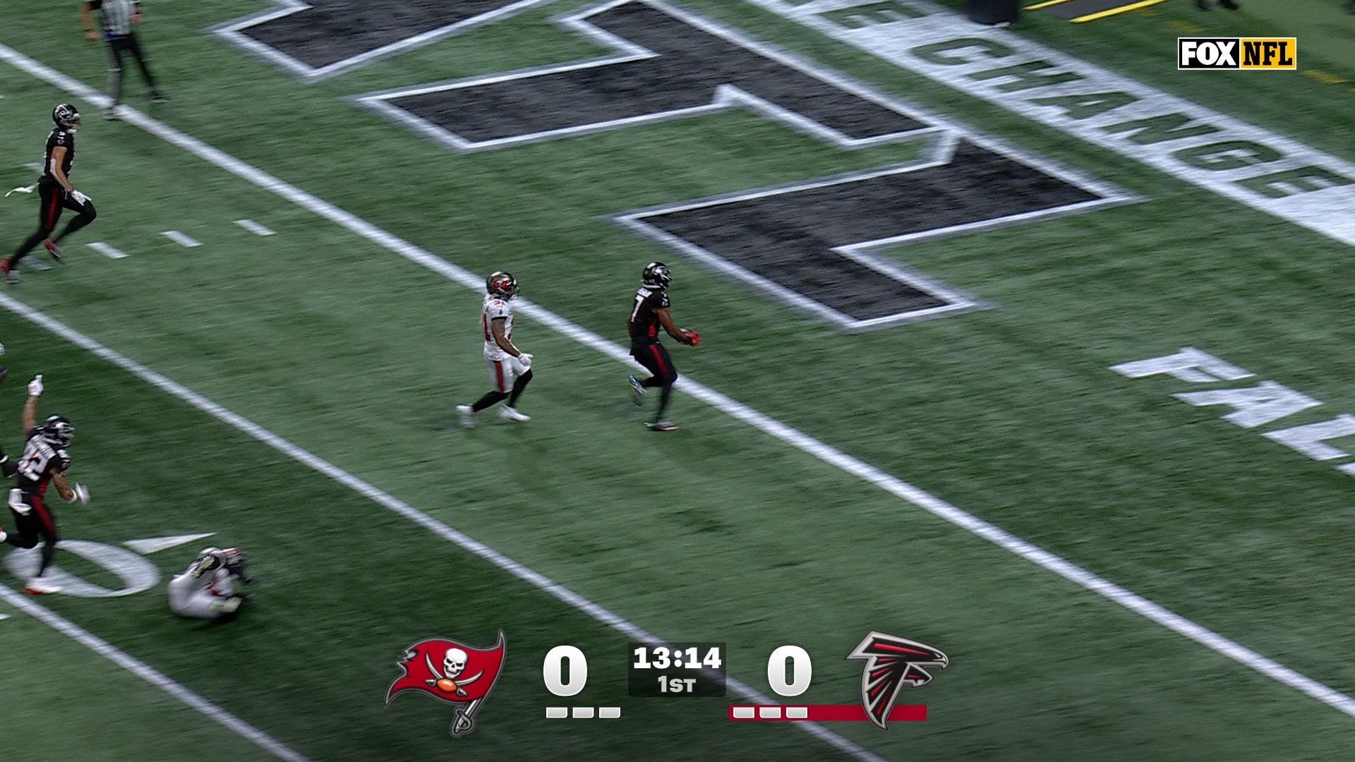 Falcons’ Bijan Robinson scores 50-yard receiving TD to take lead vs. Buccaneers | NFL Highlights