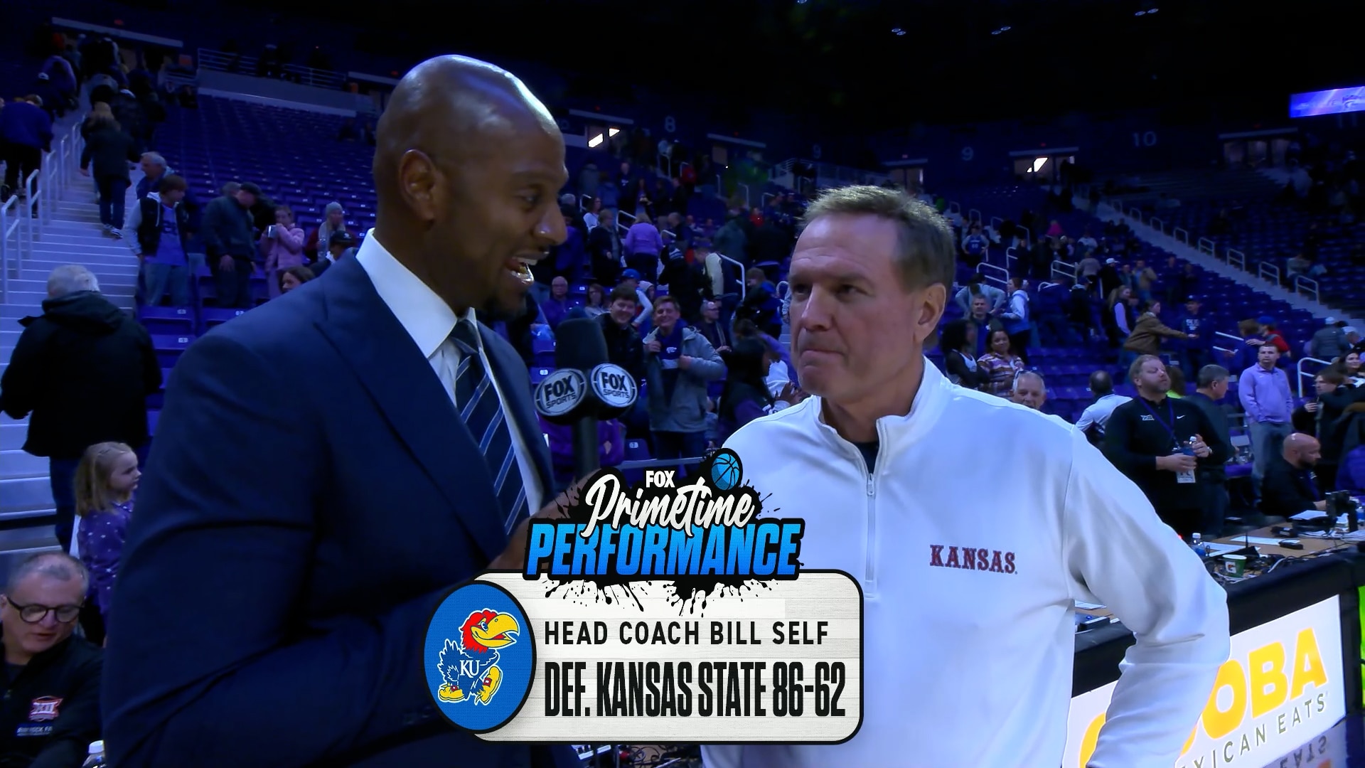 Bill Self Shares Keys to No. 19 Kansas’ Primetime Performance in DOMINANT Win Against K-State 🏀