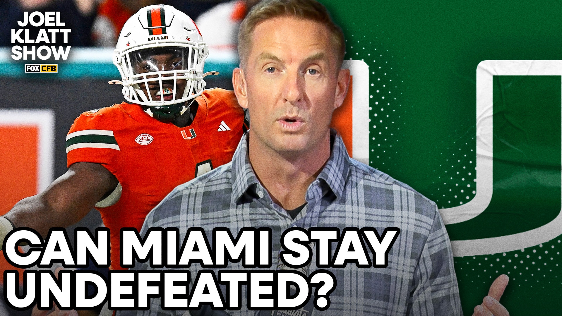 Can Miami get their third ranked win of the season vs. Florida State? 👀 Joel Klatt Show