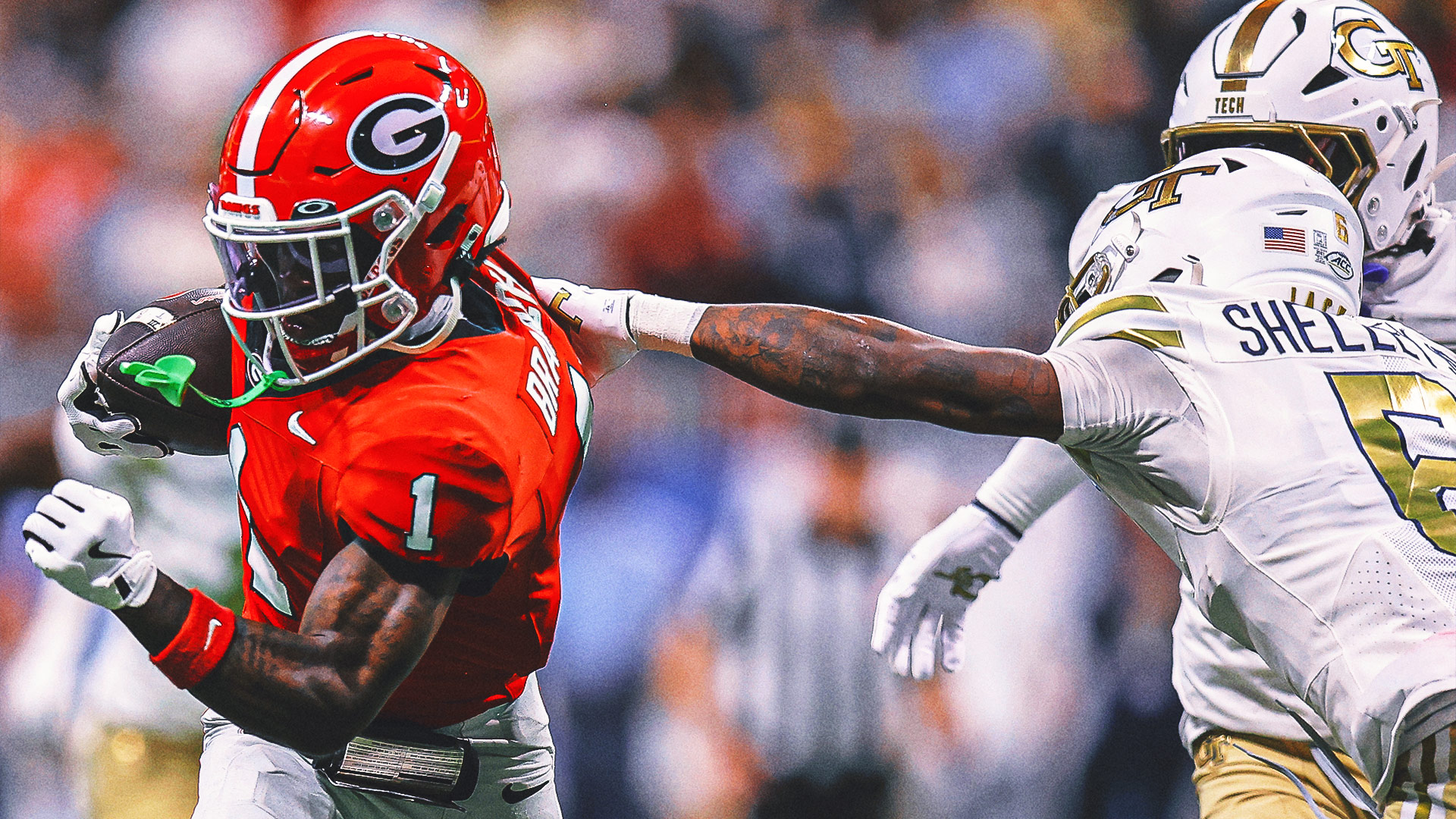 College Football Week 14 Live Score, Updates: Georgia Hangs on vs. Georgia Tech